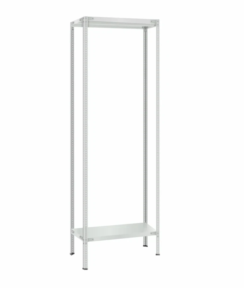 Стеллаж металлический Титан МС-500 2300х700х400 2 полки Стеллаж металлический Титан МС-500 2300х700х400 2 полки