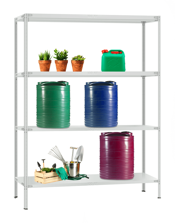 Стеллаж металлический Титан МС-900 2200x1000x300 4 полки