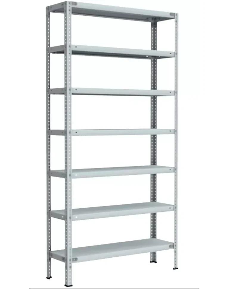 Стеллаж металлический Титан МС-500 2200х1200х600 7 полок Стеллаж металлический Титан МС-500 2200х1200х600 7 полок